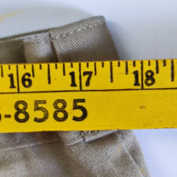Dickies Short Loose Fit Flat Front Casual Cream men's size 35 - Picture 10 of 12